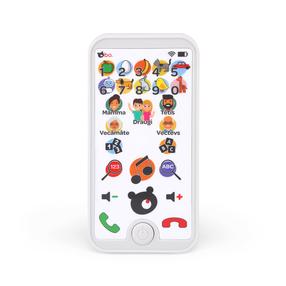 Rotaļu telefons Bo. Smartphone, LV, daudzkrāsaina