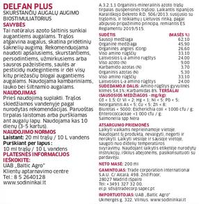 Stimuliatorius augalų augimui Baltic Agro, skystos, 0.2 l