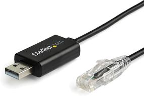 Adapteris StarTech ICUSBROLLOVR USB 2.0, RJ-45, 1.8 m, juoda