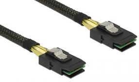 Laidas Delock Mini SAS SFF-8087, Mini SAS SFF-8087, 1 m, juoda sp.