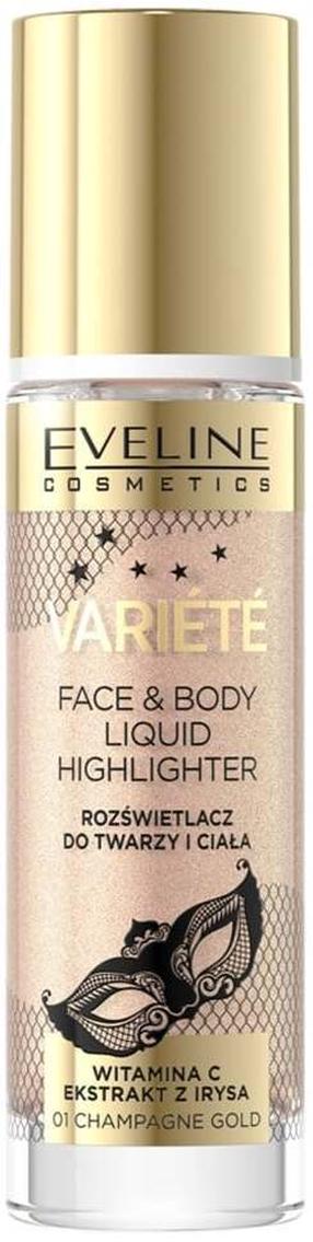 Birstošais pūderis Eveline Variete, 01 champagne gold, 30 ml