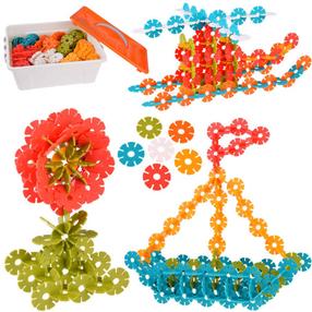 Колодки Snowflakes Building Blocks, многоцветный