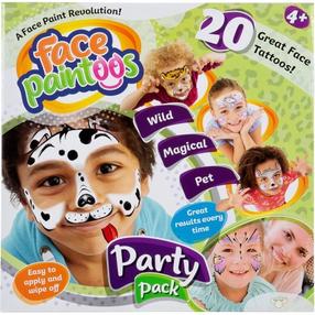 Kaunistuskomplekt Interplay Face Paintoos Party Pack, mitmevärviline