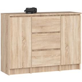 Комод Akord Furniture Factory K100, коричневый цв., 76 см x 35 см x 101 см