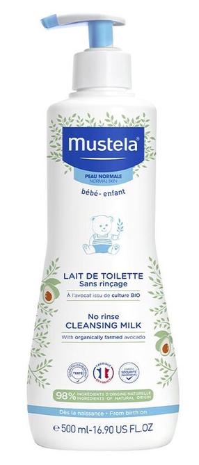 Молочко для тела Mustela No-Rinse Cleansing Milk, 1389-34702, 500 мл