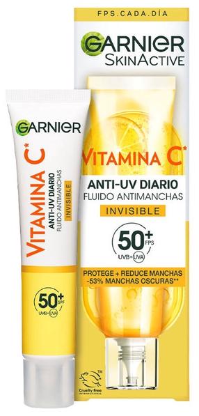 Näo vedelik Garnier Skin Active Vitamin C anti-spot Inivisible, 40.0 ml, SPF 50+