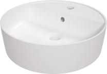 Vonios praustuvas Deante Round, keramika, 42 cm x 42 cm x 9.7 cm, balta sp.