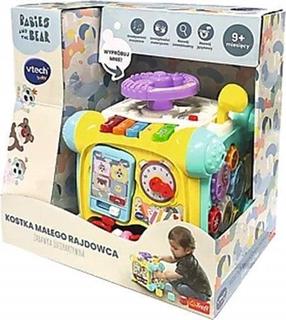 Kahjustatud pakendiga toode. Arendav kuubik VTech Babies And The Bear, mitmevärviline