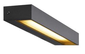 Sieninis lauko šviestuvas SLV Pema, 7.7W, LED, IP54, antracito sp., 7.5 cm x 3.2 cm