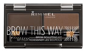 Uzacu ēnas Rimmel London, tumši brūna krās. 3