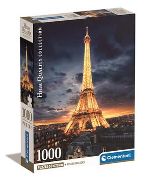Pusle Clementoni Tower Eiffel 39703, 70 cm x 50 cm, 1000 tk, mitmevärviline