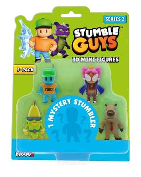 Figūriņu komplekts Dante Stumble Guys 011-61131, 5 gab., daudzkrāsaina