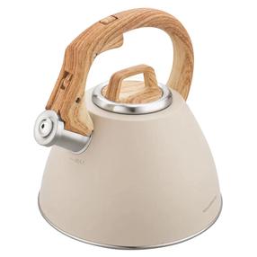 Arbatinukas su švilpuku Klausberg KB-7954, 2.5 l, smėlio sp.