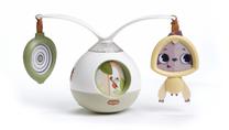 Grojanti karuselė Tiny Love Tummy Time Boho Chic 2in1, balta sp./žalia sp.