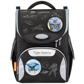 Kooli seljakott Tiger Family TGNQ-107A(1), must v., 35 cm x 31 cm x 19 cm