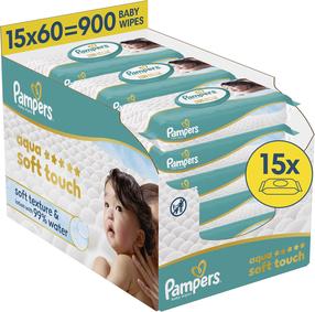 Puhastuslapid beebidele Pampers Aqua Soft Touch, 900 tk