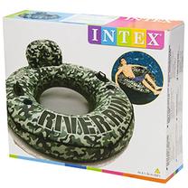 Pripučiamas plaustas Intex Camo River Run I, 135 cm x 135 cm, įvairių spalvų