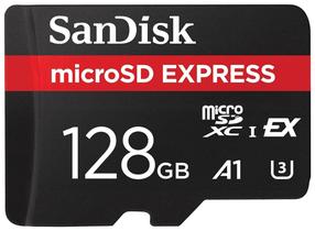 Atminties kortelė SanDisk Express, 128 GB, 880 Mb/s - 480 Mb/s