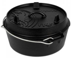 Katls Petromax Dutch Ovens, čuguns, 31 cm, 3.5 l, melna krās.