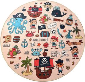 Kilimas vidaus Conceptum Hypnose Pirate 876CHL1177, įvairių spalvų, 140 cm x 140 cm