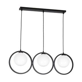 Lampa karināms Domoletti Konya MLP5595, E14, 3, balta krās. / melna krās.
