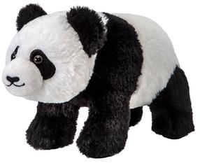 Pliušinis žaislas panda Wild Planet All About Nature, balta sp./juoda sp., 25 cm