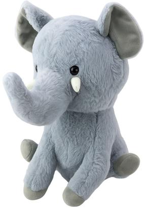 Pliušinis žaislas dramblys Lean Toys, pilka sp., 36 cm