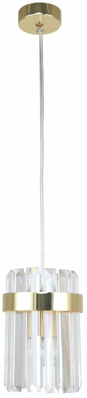 Светильник потолочный Light Prestige Vetro LP-2910/1P GD, E14, 1 x 40 Вт, прозрачный цв./золотой цв. / золотой цв.