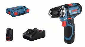 Akumulatora skrūvgriezējs - urbis Bosch 06019F6001, 12 V, 2000 mAh