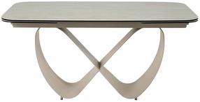 Valgomojo stalas išskleidžiamas Infinity, smėlio sp./kašmyro sp., 160 - 236 cm x 95 cm x 76 cm