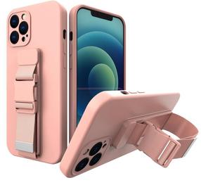 Telefoni ümbris Hurtel Rope Case, roosa v., Apple