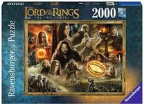 Dėlionė Ravensburger Lord Of The Rings The Two Towers, 75 cm x 98 cm, 2000 vnt., įvairių spalvų