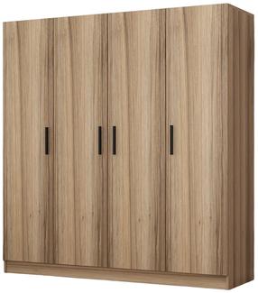 Riidekapp Kalune Design Kale 7498, hele pruun v., 52 cm x 180 cm x 190 cm