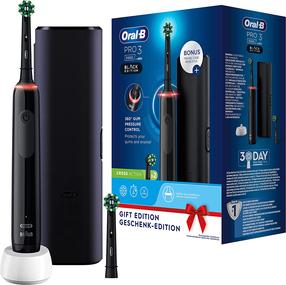 Elektriskā zobu birste Braun Oral-B Pro 3 3500, melna krās.