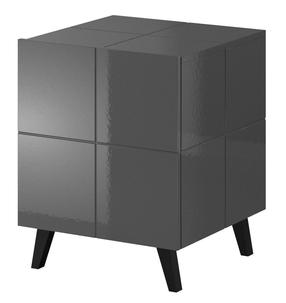Naktinis staliukas Cama Meble Reja, pilkas, 46 cm x 45 cm x 57.5 cm