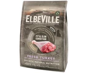 Sausas šunų maistas Elba Fit And Slim Condition Fresh Turkey, kalakutiena, 4 kg