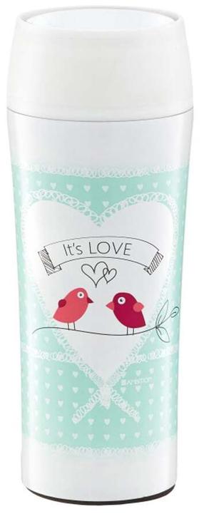 Termostass Ambition Love Its Love, 0.4 l, sinine v./valge v./roosa v.