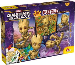 Dėlionė 2in1 Lisciani Marvel Guardians Of The Galaxy, 35 cm x 50 cm, 250 vnt., įvairių spalvų
