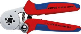 Presēšenas knaibles gofrēšanai Knipex 97 55 04, 180 mm