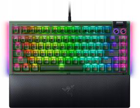 Vadu spēļu tastatūra Razer BlackWidow V4 RZ03-05003300-R3M1, Angļu (US), melna krās.