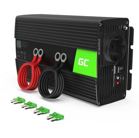 Адаптер Green Cell Car Inverter, 29 см x 13.5 см, черный цв.