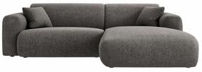 Kampinė sofa Cosmopolitan Design Nolio Haga 16, pilka sp., dešininė, 170 x 235 cm x 72 cm