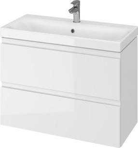 Vonios spintelė po praustuvu Cersanit Moduo Slim, balta sp., 37.5 cm x 79.5 cm x 57 cm