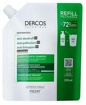 Šampūns, papildināšanai Dercos Anti-Dandruff Volume, 390 ml