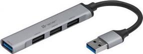 USB sadalītājs Tracer USB - 4 x USB TRAPOD47000 USB male, 4 x USB female, pelēka krās.