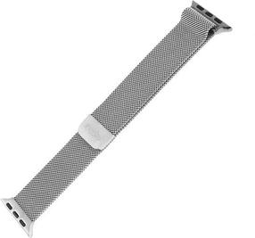 Pulksteņa siksniņa Apple, WATCH MESH 42/44/45MM, sudraba krās.