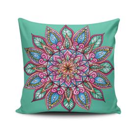 Dekoratyvinės pagalvėlės užvalkalas Mioli Decor MANDALA-11, įvairių spalvų, 43 cm x 43 cm