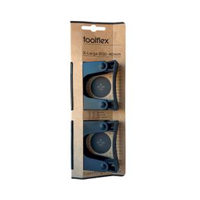 Hoidik tööriistadele Toolflex, 3 cm, must v., 2 tk