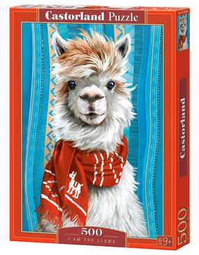 Dėlionė Castorland I Am The Llama 53308, 47 cm x 33 cm, 500 vnt., įvairių spalvų