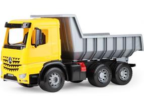 Rotaļu pašizgāzējs Lena Arocs Dump Truck 2064E, dzeltena krās.